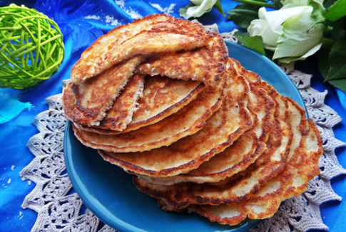 Pancake from dandruff